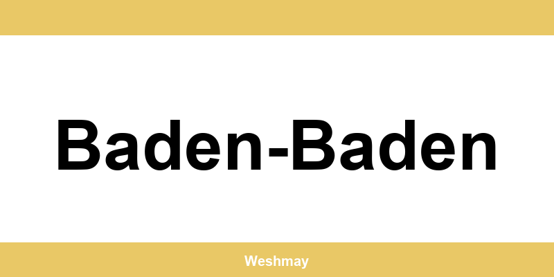 Western Union Filialen in Baden-Baden finden und direkt kontaktieren